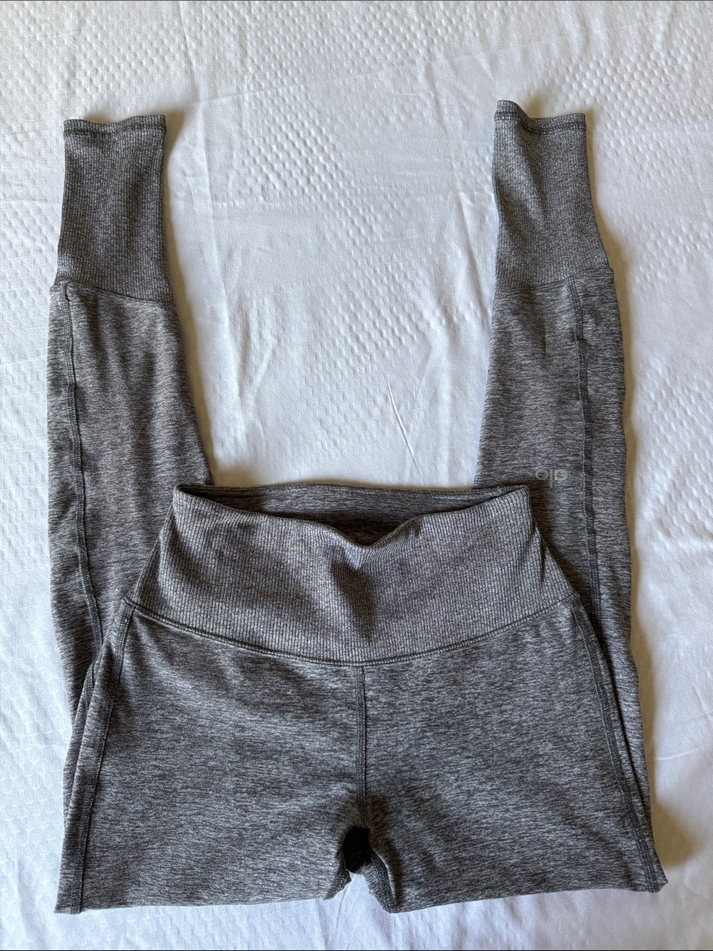 ALO Yoga Heather Charcoal Leggings